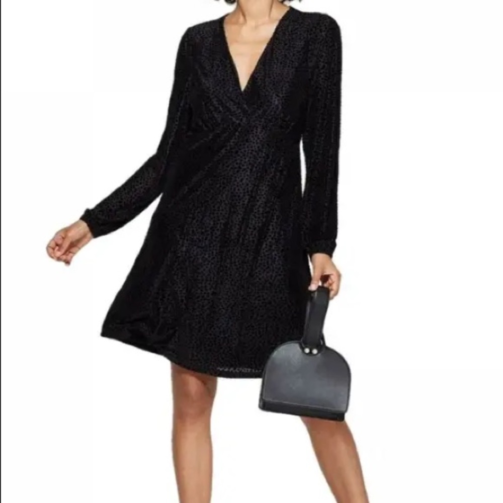 Plus Size - Polka Dot Skater Dress